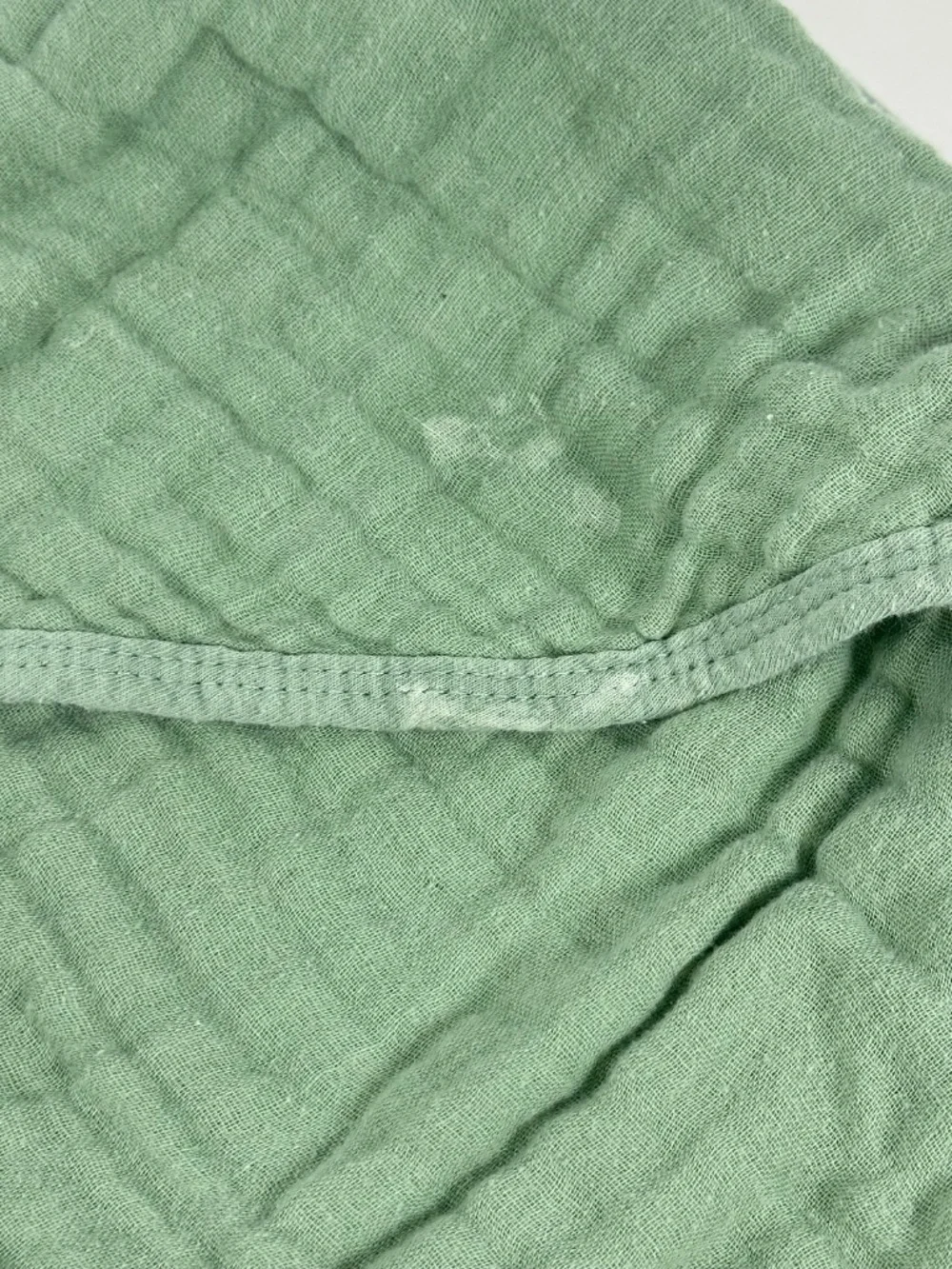 Faverdiiy Baby Hooded Bath Towel, Green, 100% Cotton